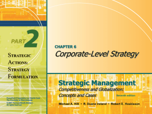 Strategic Management 7e. - Wright State University