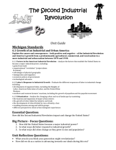 The Second Industrial Revolution Unit Guide