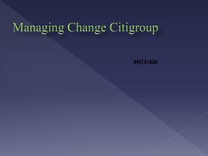 Managing Change Organizational Culture Business Modeling The