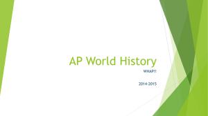 File - AP World History (WHAP)