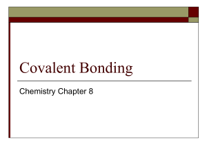 Covalent Bonding - MrAllanScienceGFC