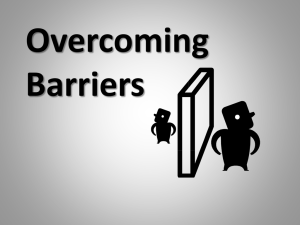 Overcoming Barriers - Church of Christ in Galena, Indiana