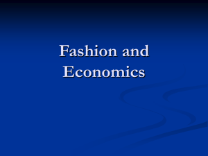 Fashion and Economics