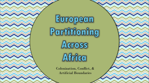 European Partitioning Across Africa ppt and worksheets