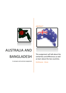 Australia and Bangladesh
