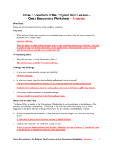Close Encounters Worksheet – Answers