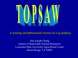 TOPSAW presentation - Louisiana State University
