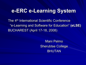 e-ERC e-Learning System