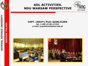 national defence university warsaw, poland