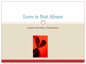 Love is Not Abuse PowerPoint