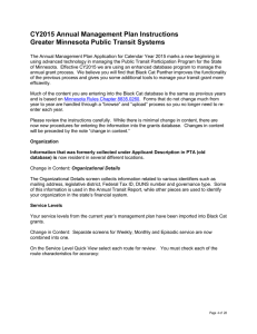 Application instructions - Minnesota Department of Transportation