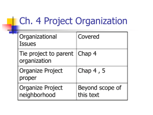 Ch 2: Project Selection