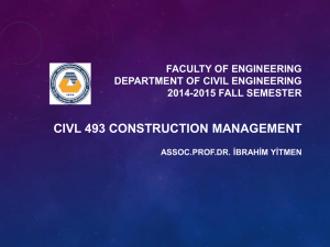 civl 493 ch 2 organisations - Civil Engineering Department