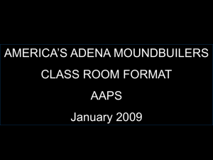 America's Adena Moundbuilders