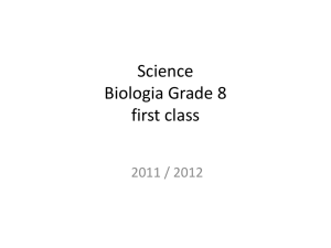 Science Biologia Grade 8