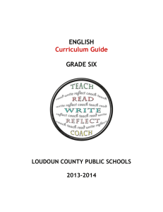 Learning Targets - Loudoun County Public Schools