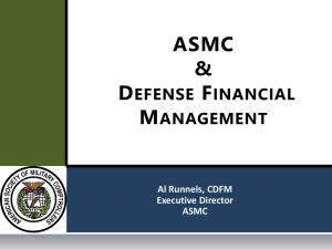 The Future of Defense Financial Management and