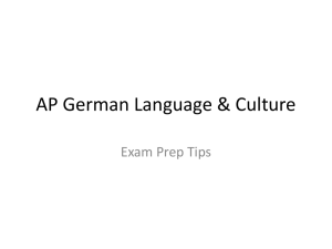 AP German Language & Culture