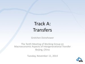 Public Transfers Education - National Transfer Accounts