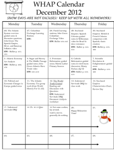 WHAP Calendar December 2012 SNOW DAYS ARE NOT EXCUSES!