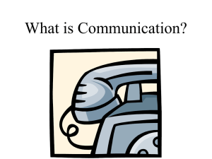 What is Communication?