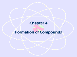 Chapter 4 Formation of Compounds