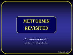 Metformin by Dr Sarma