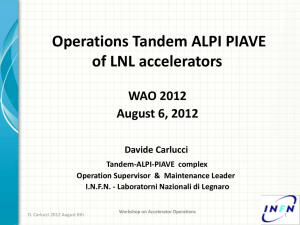 The Operations Group of Tandem ALPI PIAVE