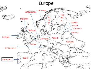 most important in Western Europe, flows