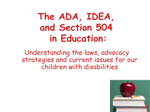 section 504 – 2015 - Mecklenburg County Public Schools