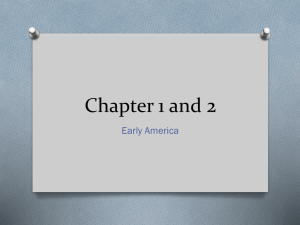 Chapter 1 and 2 us history
