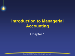 Managerial vs Financial Accounting