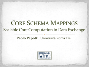 Core Schema Mappings