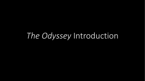 The Odyssey Introduction 2