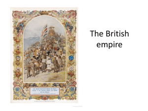 THE BRITISH EMPIRE