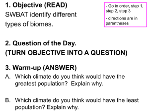 Climate Zones - wg10