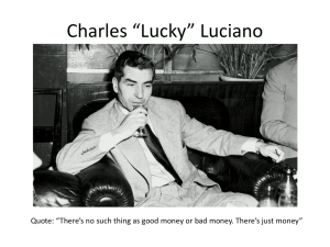 Charles *Lucky* Luciano
