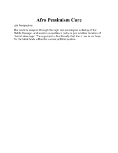 afro pess core - SpartanDebateInstitute