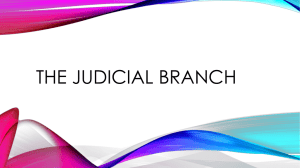 The judicial branch - West Ada School District