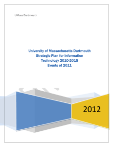 University of Massachusetts Dartmouth Strategic Plan for Information