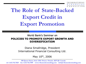 What is Export Credit?