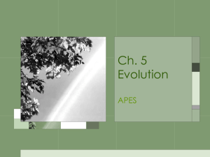Ch. 5 Evolution