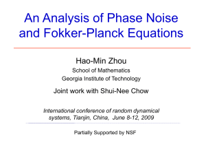 An Analysis of Phase Noise and Fokker