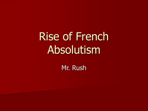 Louis XIV-domestic policies ppt.