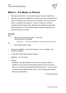 word document - The school of meditation