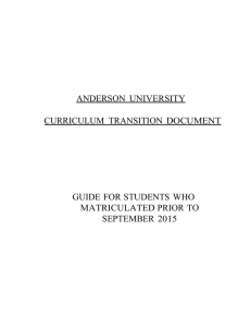 Transition Document 2015-2016 - AccessAU