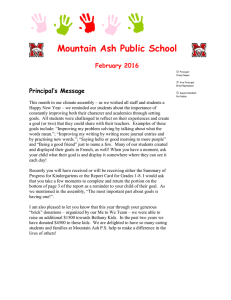 February 2016 Newsletter - Peel District School Board