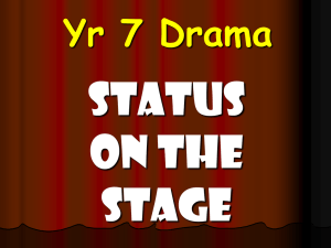 Yr 7 Drama
