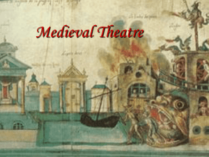Medieval Theatre Powerpoint