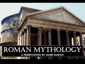 Roman Mythology - 43-491-spring08-rome
